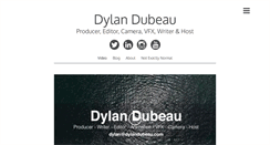 Desktop Screenshot of dylandubeau.com